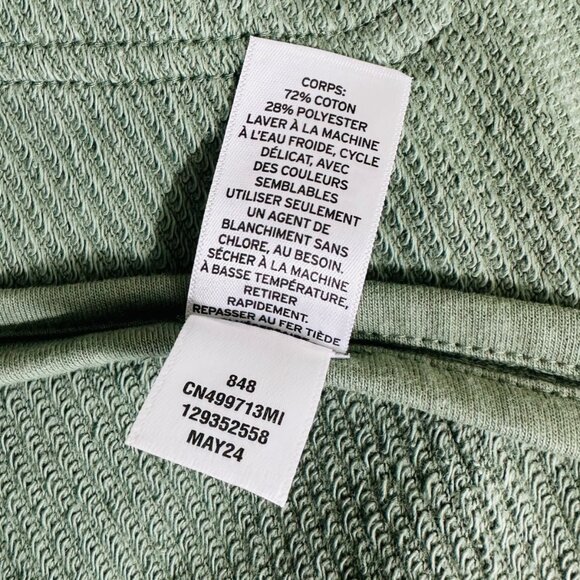 Caslon Women's Size M French Terry Knit Green Jacket Blazer NEW - Picture 9 of 9